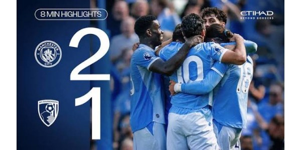Manchester City 2-1 AFC Bournemouth